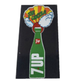 Vintage 7 Up Soda Sign – Porcelain General Store Gas Oil Pump Liquor Sign