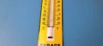 Vintage AAA Auto Insurance Sign – Service Gas Pump Sign on Porcelain Thermometer - Image 12