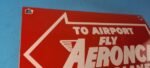Vintage Aeronca Airplanes Sign – Aviation Single Engine Gas Pump Porcelain Sign - Image 5