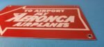 Vintage Aeronca Airplanes Sign – Aviation Single Engine Gas Pump Porcelain Sign - Image 11
