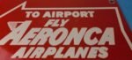 Vintage Aeronca Airplanes Sign – Aviation Single Engine Gas Pump Porcelain Sign - Image 13