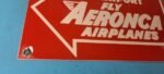 Vintage Aeronca Airplanes Sign – Aviation Single Engine Gas Pump Porcelain Sign - Image 7