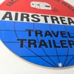 Vintage Airstream Sign – Travel Trailer RV Gas Airplane Porcelain Sign - Image 7