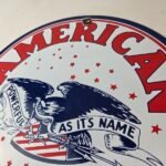 Vintage American Gasoline Sign – Gas Motor Oil Pump Plate Porcelain Sign - Image 12