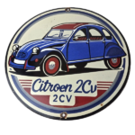 Vintage Automobiles Citroën Porcelain Sign – Gas Pump Sales Service Sign