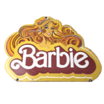 Vintage Barbie Mattel Toys Sign – Porcelain Advertisement Store Gas Pump Sign