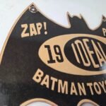 Vintage Batman Toys Sign – Batman Robin Ideal 1966 Comic Porcelain Gas Pump Sign - Image 5