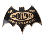 Vintage Batman Toys Sign – Batman Robin Ideal 1966 Comic Porcelain Gas Pump Sign - Image 2