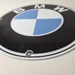 Vintage BMW Automobiles Sign – Porcelain International Garage Shop Gas Pump Sign - Image 10