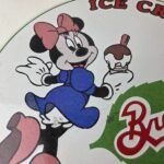 Vintage Breyers Ice Cream Porcelain Sign – Minnie Gas Pump Advertising Sign - Image 3
