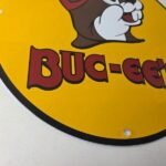Vintage Buc-ee's Sign – Bucee Beaver Gas Service Station Pump Porcelain Sign - Image 11