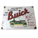 Vintage Buick Sign – Porcelain Automobiles Gas Pump Service Dealership Sign