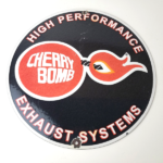 Vintage Cherry Bomb Sign – Auto Mechanic Exhaust Gas Pump Hot Rod Porcelain Sign - Image 12