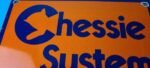 Vintage Chessie System Railroad Sign – Porcelain Model Train Station Hobby Sign - Image 3