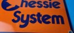Vintage Chessie System Railroad Sign – Porcelain Model Train Station Hobby Sign - Image 4
