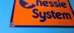 Vintage Chessie System Railroad Sign – Porcelain Model Train Station Hobby Sign - Image 7