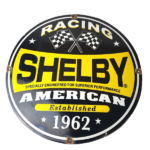 Vintage Chevrolet Porcelain Sign – American Shelby Service Gas Pump Racing Sign