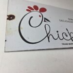 Vintage Chick Fil A Sign – Chicken Fast Food Porcelain Gas Pump Sign - Image 6