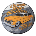 Vintage Classic Style Reunion Sign – Luxury Auto Gas Pump Station Porcelain Sign - Image 2