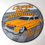 Vintage Classic Style Reunion Sign – Luxury Auto Gas Pump Station Porcelain Sign - Image 8