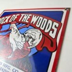 Vintage Cock of The Woods Sign – Axe Service Station Knife Store Gas Pump Sign - Image 12