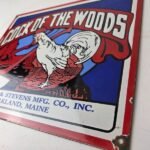 Vintage Cock of The Woods Sign – Axe Service Station Knife Store Gas Pump Sign - Image 13