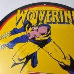 Vintage Conoco Gasoline Porcelain Sign – Wolverine X-Men Comics Gas Pump Sign - Image 3