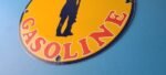 Vintage Conoco Gasoline Sign – Porcelain Service Gas Pump Sign - Image 10