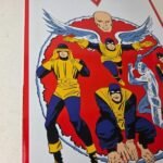 Vintage Conoco Gasoline Sign – X-Men Comics Action Figure Porcelain Pump Sign - Image 6