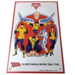 Vintage Conoco Gasoline Sign – X-Men Comics Action Figure Porcelain Pump Sign - Image 2