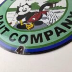 Vintage Creek Chub Bait Caster Sign – Gas Pump Felix Fishing Porcelain Pump Sign - Image 10