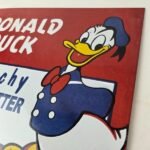 Vintage Crunchy Peanut Butter Sign – Donald Duck Porcelain Gas Service Pump Sign - Image 12