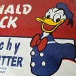 Vintage Crunchy Peanut Butter Sign – Donald Duck Porcelain Gas Service Pump Sign - Image 3