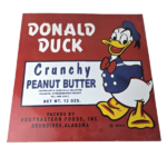Vintage Crunchy Peanut Butter Sign – Donald Duck Porcelain Gas Service Pump Sign
