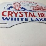 Vintage Crystal Beach NC License Plate Topper – Sign Ad on Automobile Topper - Image 11