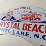 Vintage Crystal Beach NC License Plate Topper – Sign Ad on Automobile Topper - Image 12