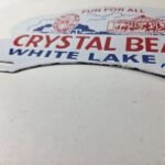 Vintage Crystal Beach NC License Plate Topper – Sign Ad on Automobile Topper - Image 10