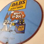 Vintage Dads Root Beer Sign – Old Fashioned Beverage Soda Pop Gas Pump Sign - Image 13