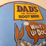 Vintage Dads Root Beer Sign – Old Fashioned Beverage Soda Pop Gas Pump Sign - Image 5