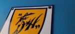 Vintage Delaware & Hudson Sign – Trains Railroad Porcelain Gas Pump Hobby Sign - Image 8