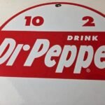 Vintage Dr Pepper Porcelain Sign – Beverage Collection Man Cave Bar Gas Sign - Image 3