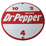 Vintage Dr Pepper Porcelain Sign – Beverage Collection Man Cave Bar Gas Sign - Image 2
