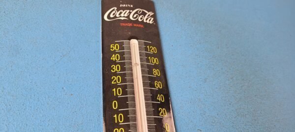 Vintage Drink Coca-Cola Sign – Soda Pop Gas Ad Sign on Porcelain