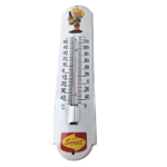 Vintage Drink Squirt Sign – Soda Pop Gas Ad Sign on Porcelain Thermometer - Image 2