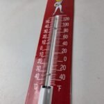Vintage Esso Gas Station Sign – Service Pump Ad Sign on Porcelain Thermometer - Image 13