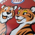 Vintage Esso Gasoline Sign – Tiger Gas Station Porcelain Gas Sign - Image 4