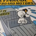 Vintage Evinrude Outboards Porcelain Sign – Boat Motor Gas Engines Casper Sign - Image 3