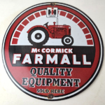 Vintage Farmall International Harvester Sign – Porcelain Farm Barn Gas Pump Sign - Image 15