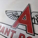 Vintage Flying A Gasoline Sign – Giant Power Gas Service Pump Advertising Sign - Image 12
