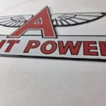 Vintage Flying A Gasoline Sign – Giant Power Gas Service Pump Advertising Sign - Image 10